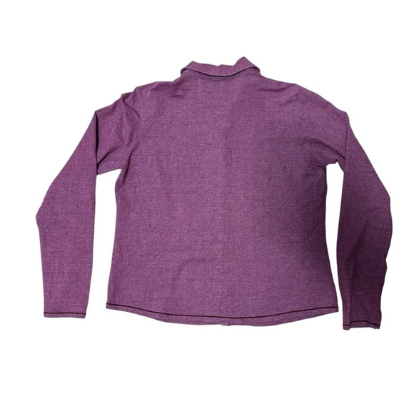 PATAGONIA - Women’s Organic Cotton Henley Long Sleeve Shirt - Purple - Large - Picture 7 of 10